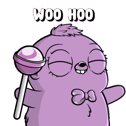 Happy Lets Go Sticker by Fugz Official