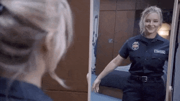 mirror smile GIF by Tacoma FD