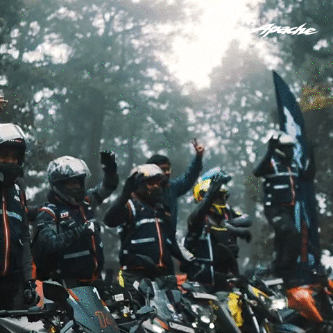 Racing Gang GIF by TVS Apache Series Official