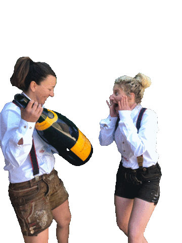 Champagne Alm Sticker by Knödelalm