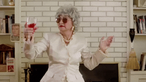 Old Lady Dancing GIF by Mattiel - Find & Share on GIPHY