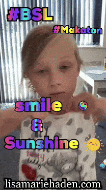 Sign Language Smile GIF by Lisa Haden