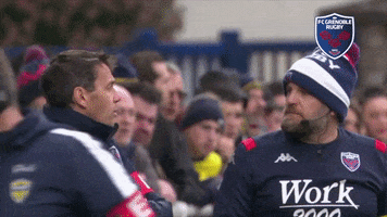 Stephane Glas Discussion GIF by FCG Rugby