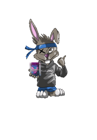 Bunny Sticker by Klazmo