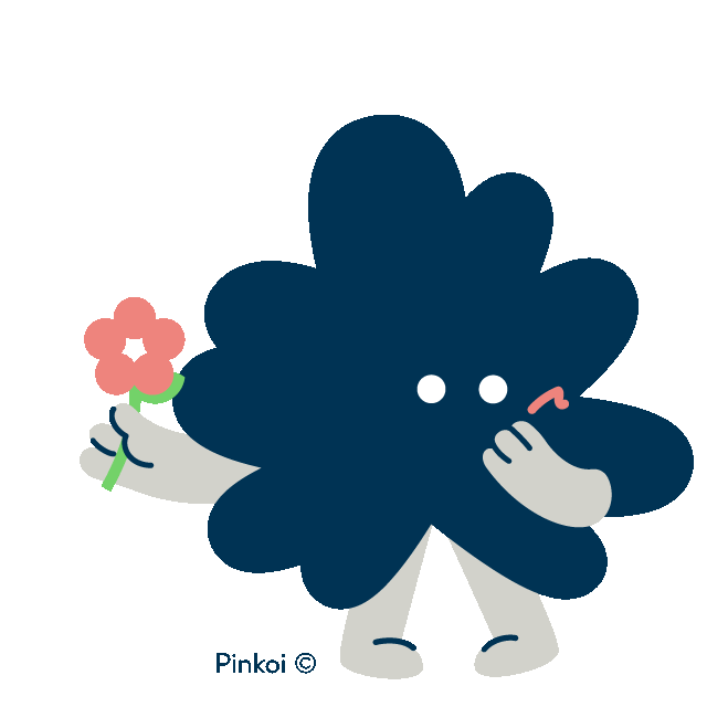 Flower Love Sticker by Pinkoi