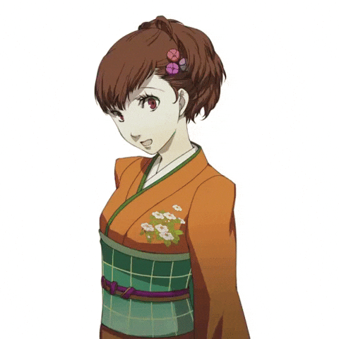 Blinking Persona 3 GIF