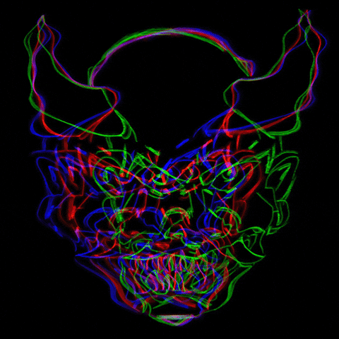 Glitch Mask GIF by Stoner Stick People