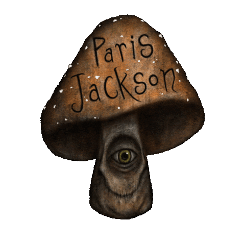 Let Down Mushroom Sticker by Paris Jackson