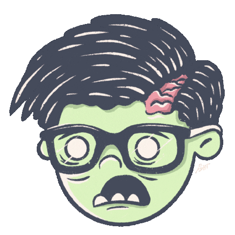 Halloween Monster Sticker