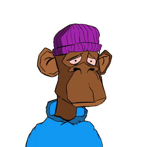 Sad Illustration Sticker