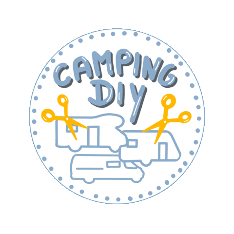 Travel Camping Sticker by Reiseausschnitte