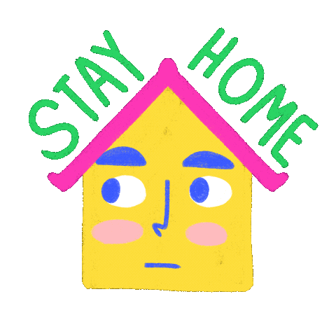 Home Corona Sticker