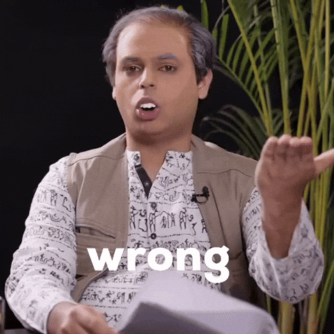 Galat GIF by SIDHARTH SAGAR