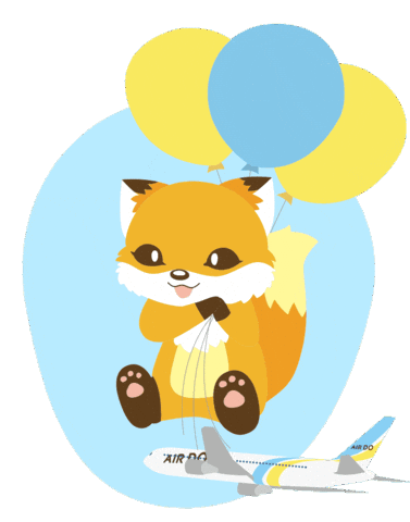 Fox Kitsune Sticker by hotelmetropolitankawasaki