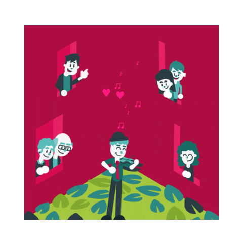 Dans l'jardin Sticker