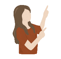 Check This Out Look Here Sticker by Maodian Store