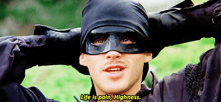 cary elwes life is pain GIF