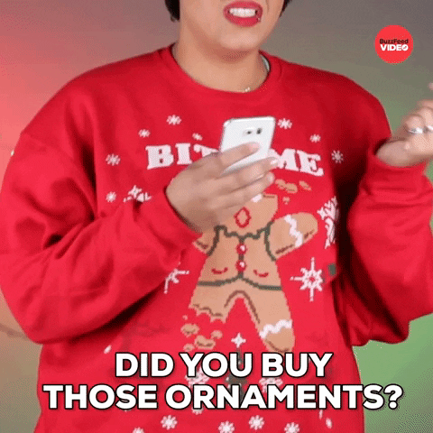 Christmas Ornaments GIF by BuzzFeed