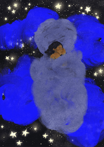 Good Night Stars GIF by Lara Paulussen