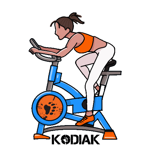 Gym Spinning Sticker by KODIAK FITNESS CENTER