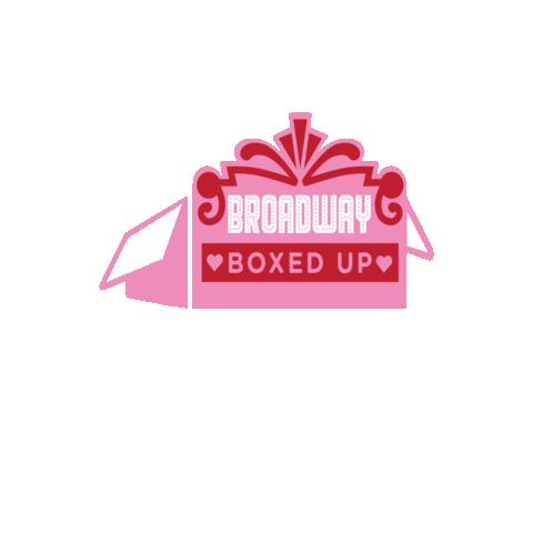 Broadway Boxed up Sticker