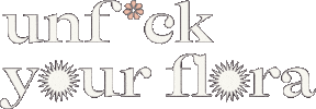 Flora Microbiome Sticker by CRUDE