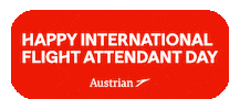 Flightattendant Faday Sticker by Austrian Airlines