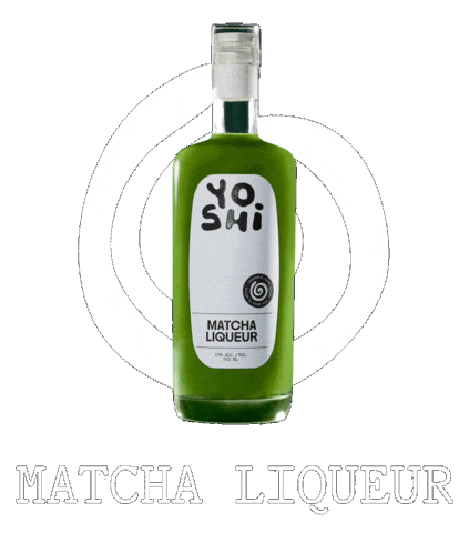Cocktail Bar Nyc Sticker by YOSHI Matcha Liqueur