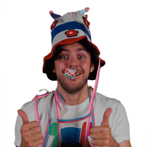 Happy Party Sticker by dreifarbenpanda