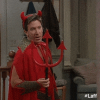 Looking Around Tim Allen GIF by Laff