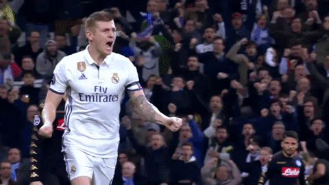 Toni Kroos Soccer GIF by Real Madrid - Find & Share on GIPHY