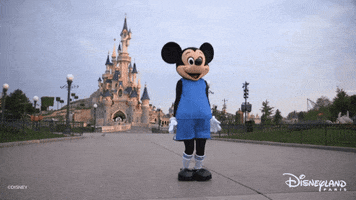 Stretching Mickey Mouse GIF by Disneyland Paris