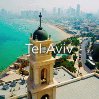 Tel Aviv Beach GIF by Virgin Atlantic