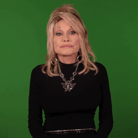 Nodding Yes GIF by Dolly Parton - Find & Share on GIPHY