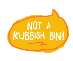 Earth Trash Sticker by MEWR Singapore