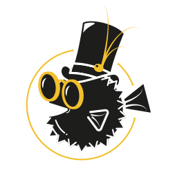 Mr. Blowfish Sticker