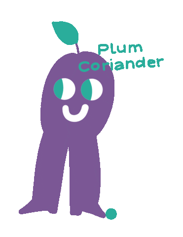 Plum Sticker by Classysoda