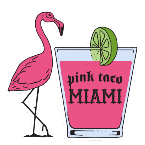 Pink Taco Sticker
