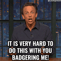 Quit Seth Meyers GIF by Late Night with Seth Meyers