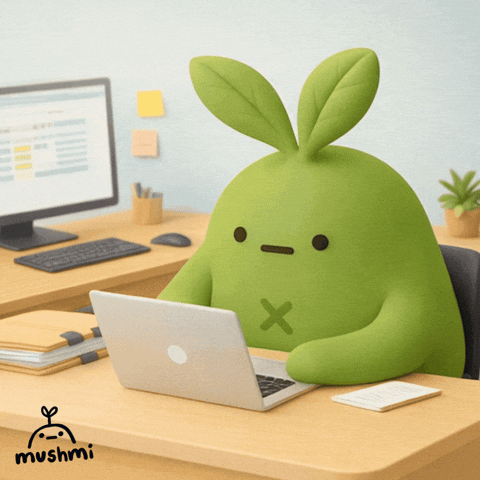 Typing Working GIF