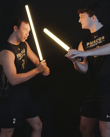 Light Sabers Volleyball GIF by Purdue Fort Wayne Athletics