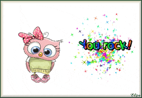Animated Card You Rock GIF
