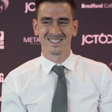 Jamie Smile GIF by Bradford City AFC