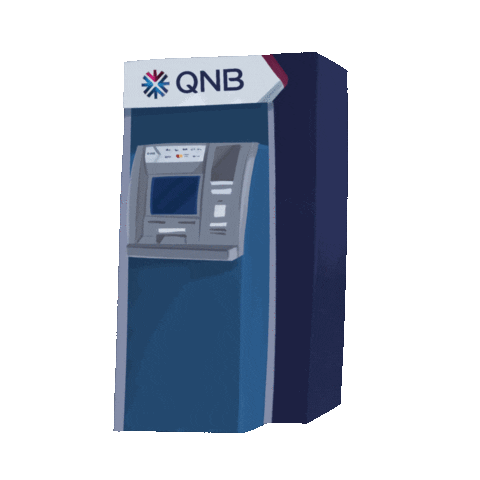 Money Atm Sticker by QNB Group