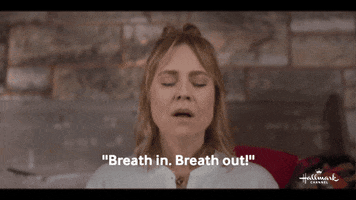 Kristin Booth Relax GIF by Hallmark Channel