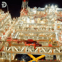 Oil Rig Night GIF by Discovery Europe