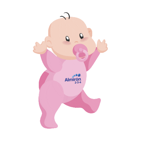 Pink Baby Sticker by Almiclub