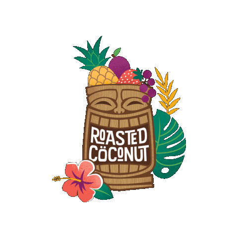 Roasted Coconut Sticker