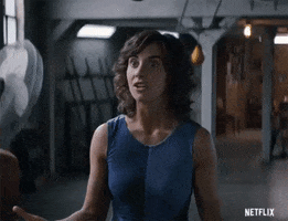 Alison Brie Reaction GIF by MOODMAN