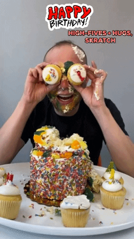 Birthday Cake Skratch Labs GIF by Skratch Labs